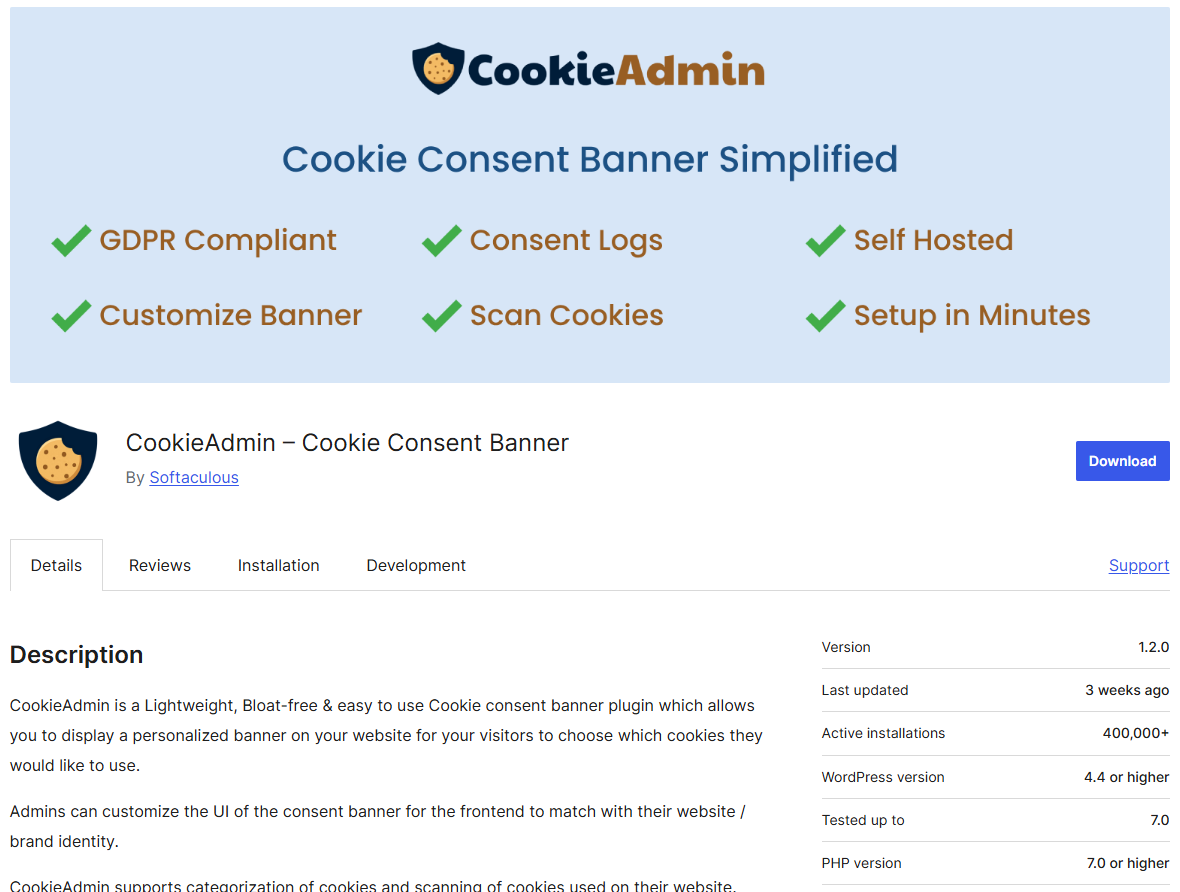 CookieAdmin 400K Crossed Screenshot